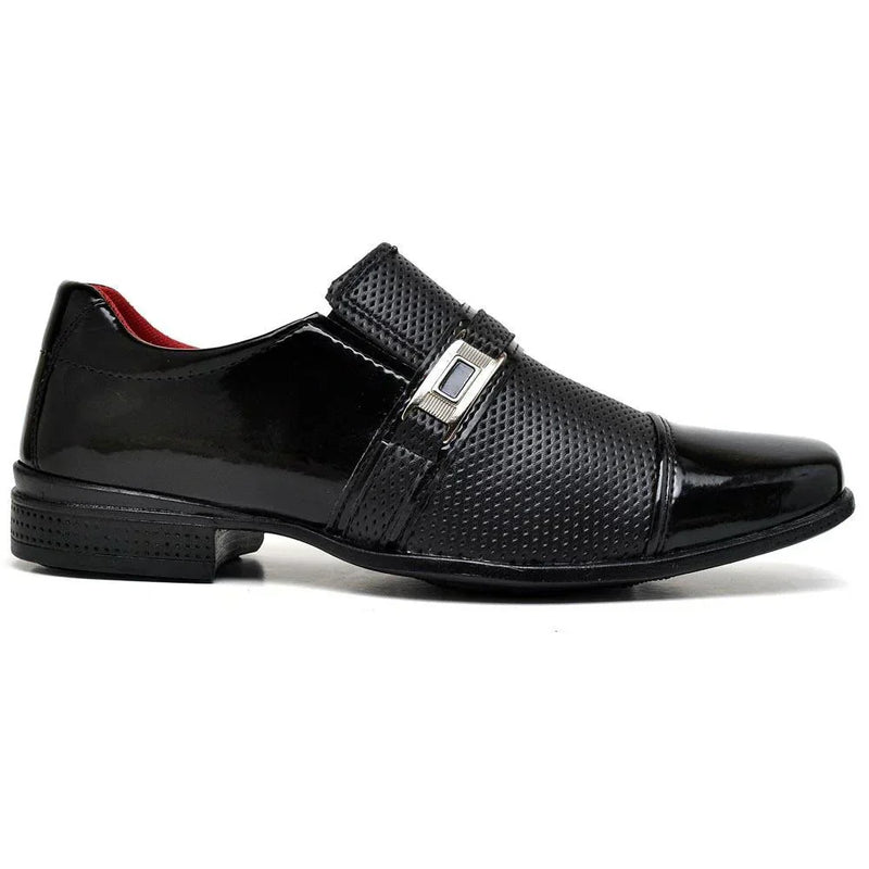 Chaussure Habillée Vernie Homme avec Boucle